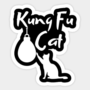 Kung Fu Cat Sticker